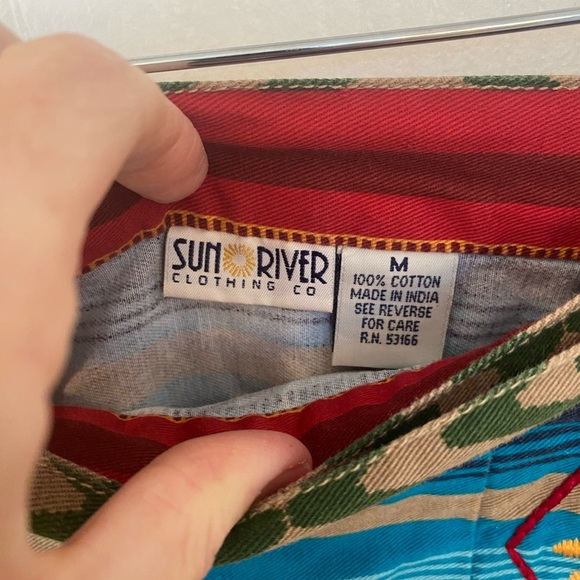 Sun River Clothing Co. Womens Vintage Southwestern Long Wrap Skirt Size Medium - Picture 6 of 6